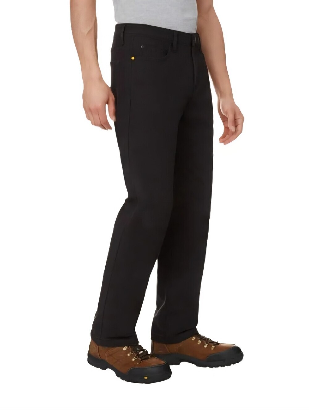 CATERPILLAR Insulated Work Pants Men's 36X30 Straight Leg Fleece-lined Black